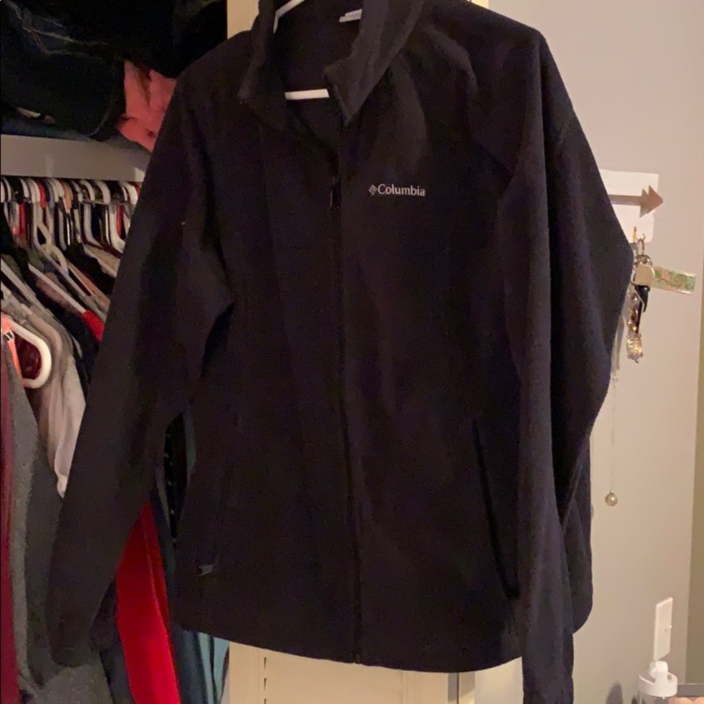 WOMENS PLUS COLUMBIA BLACK JACKET